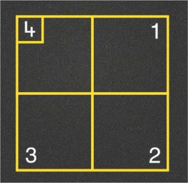 4-Square Outline