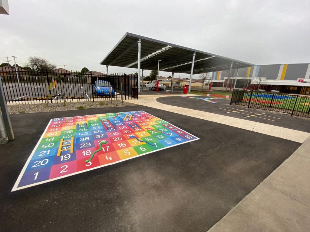 Four Square Playground Game Rules - EduMarking Playground Markings