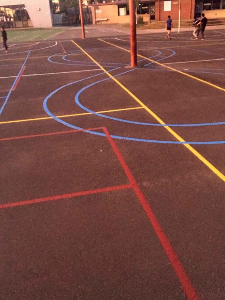 Bike Education Line Marking Playground Design