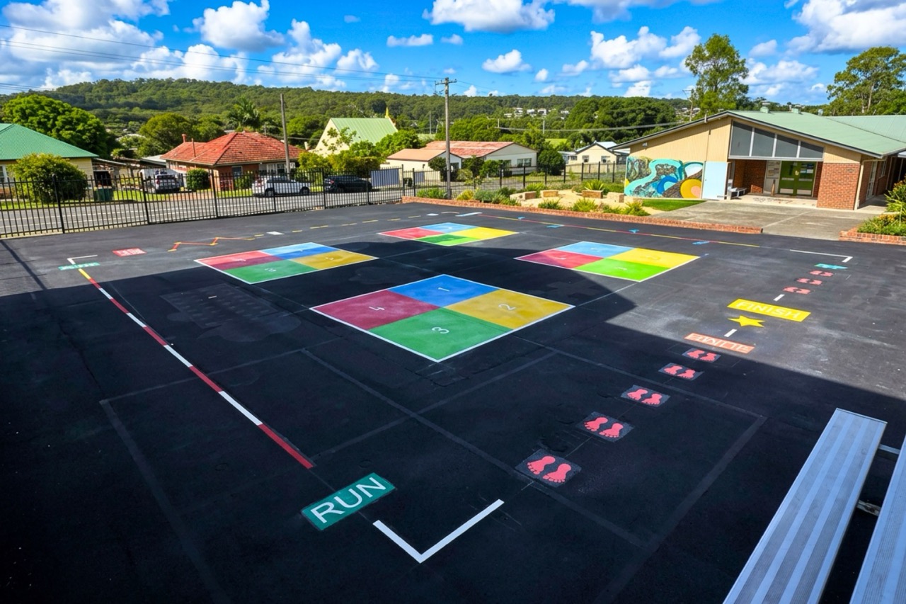 Sensory play ideas for primary school playgrounds in Australia outdoor musical instruments and sensory markings