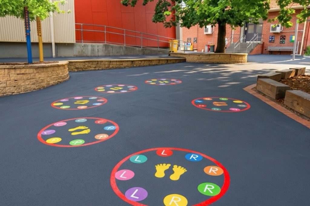Sensory-friendly school playground design zones Australia EduMarking